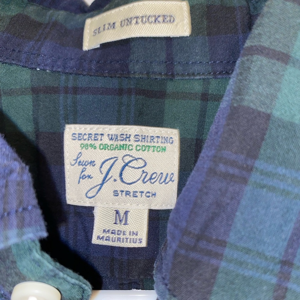 J Crew Slim Untucked Stretch Secret Wash